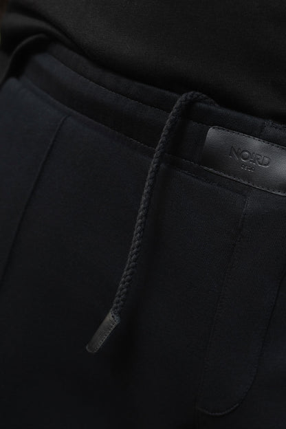 Double-Knit Cotton Trousers with Crête Detail and Adjustable Hem